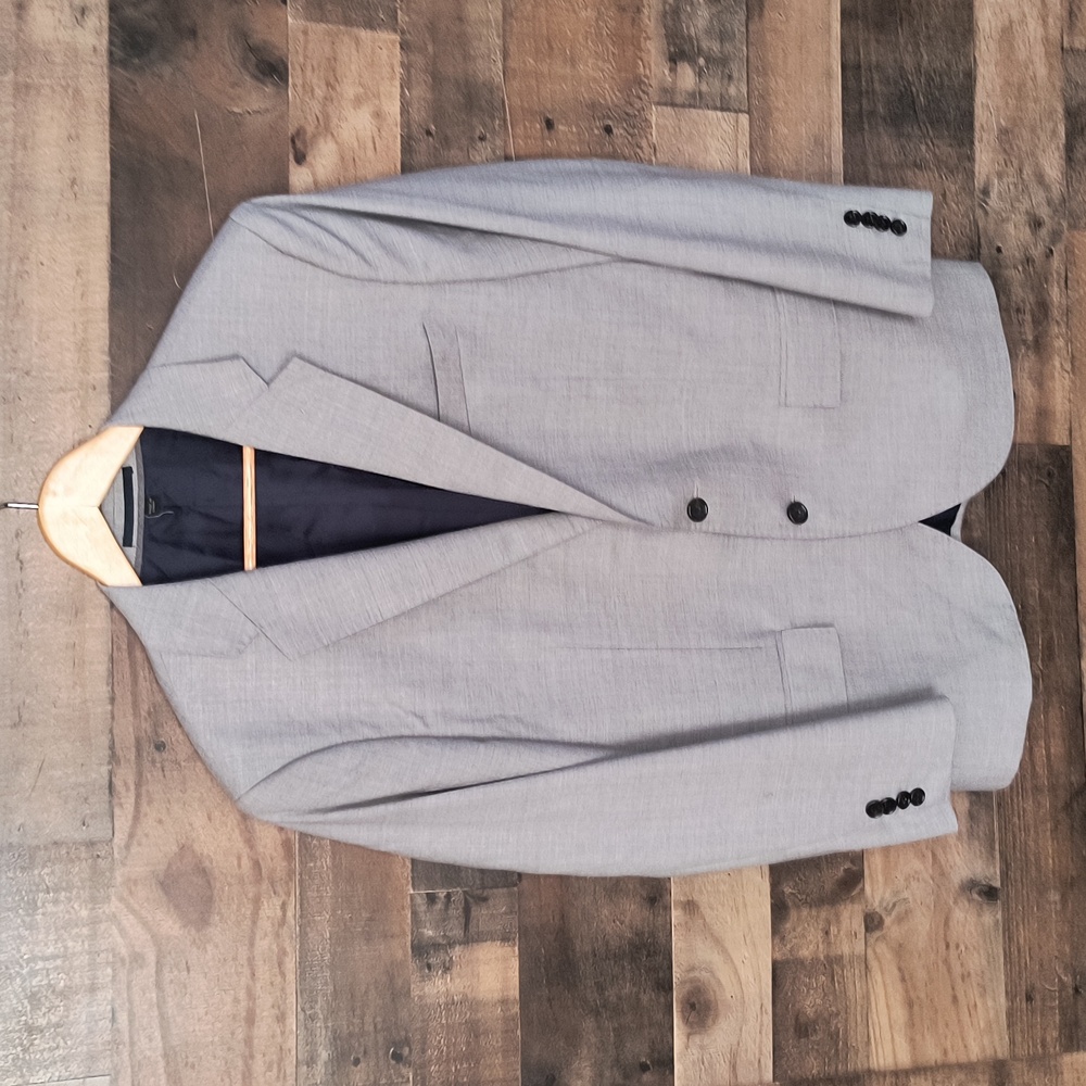 J.Crew Gray Wool Blazer Sport Coat Sz 40S Men